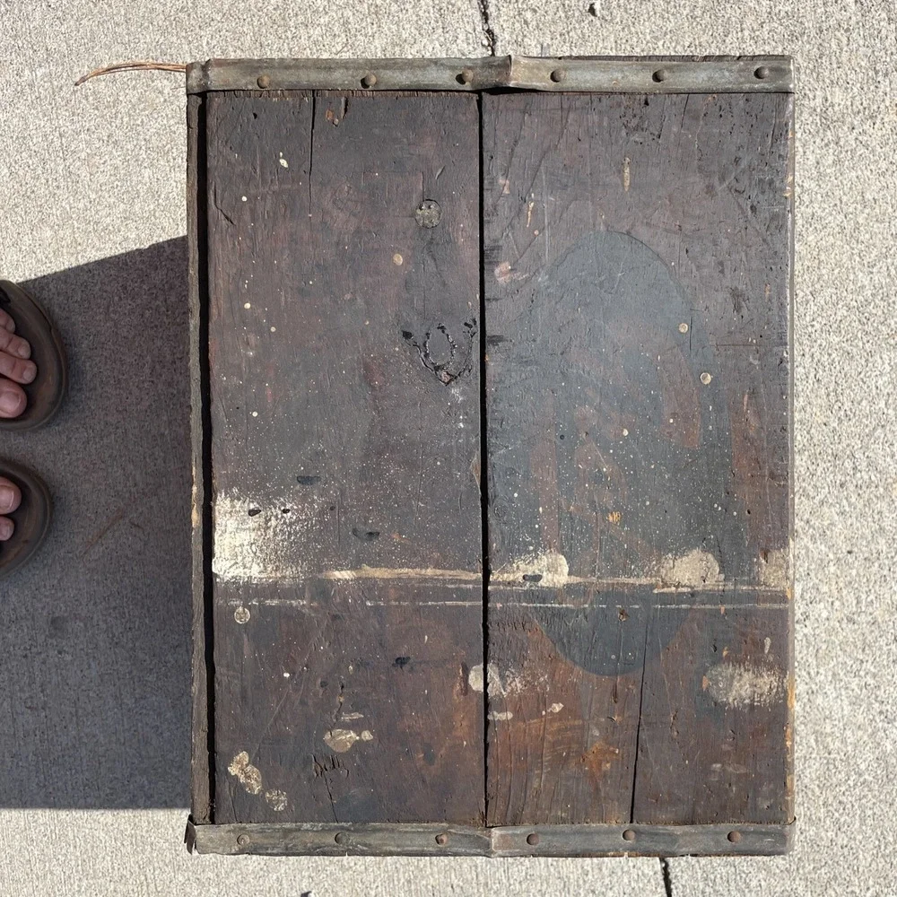 Vintage Grafs Fine‎ Beverages Milwaukee, Wis Wooden Soda Crate Early Grandpa